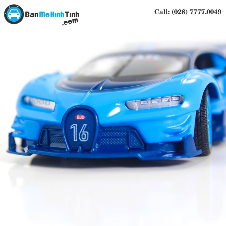 MÔ HÌNH BUGATTI VISION GT CONCEPT BLUE 1:24 DOUBLEHOUSES