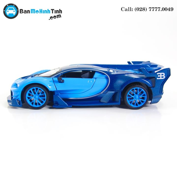 MÔ HÌNH BUGATTI VISION GT CONCEPT BLUE 1:24 DOUBLEHOUSES