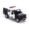 Mô hình xe cảnh sát Land rover Defender 1:36 Jackiekim (5)