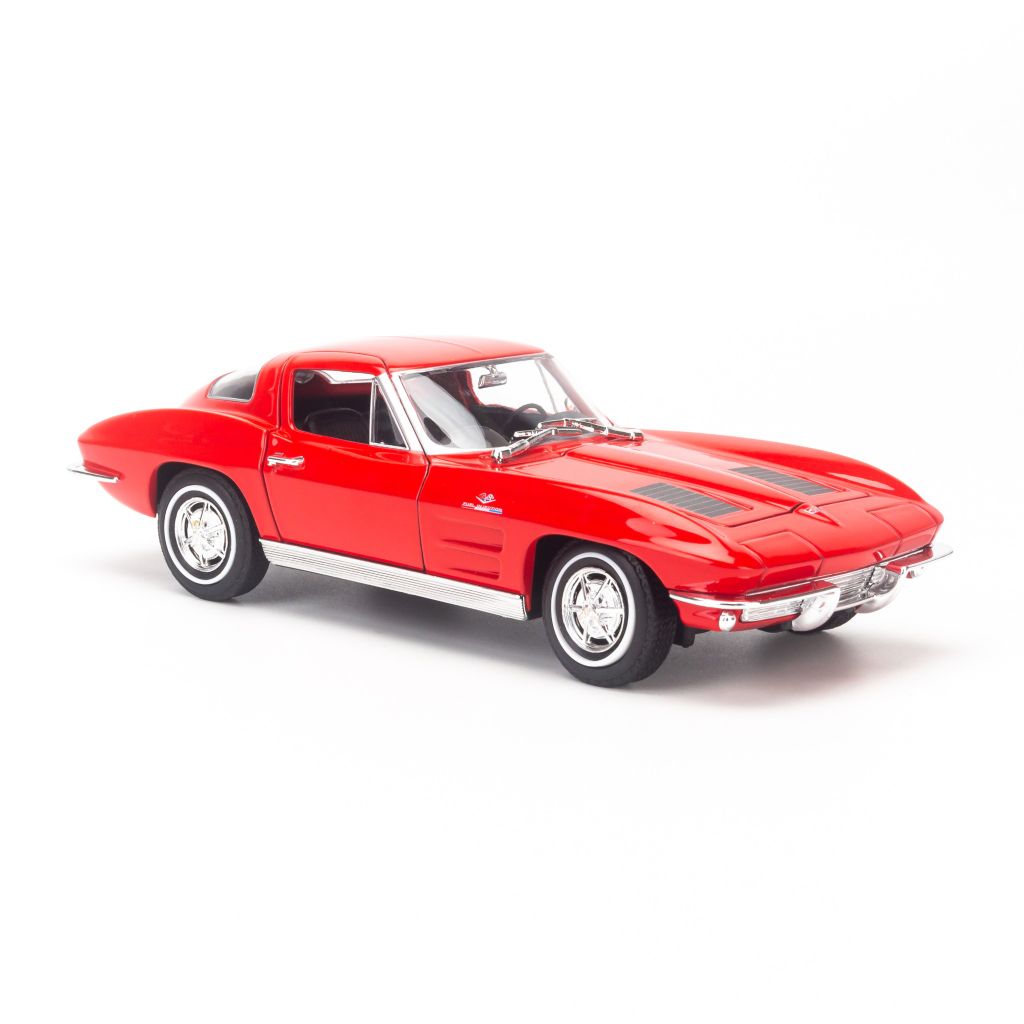 Mô hình xe Chevrolet Corvette 1963 1:24 Welly Red