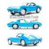 Mô hình xe Chevrolet Corvette 1965 1:18 Maisto Blue (3)