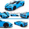 Mô hình xe Chevrolet Corvette C8 2020 1:24 Maisto Blue (3)