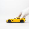 Mô hình xe Chevrolet Corvette Z06 2017 1:24 Welly Yellow (5)