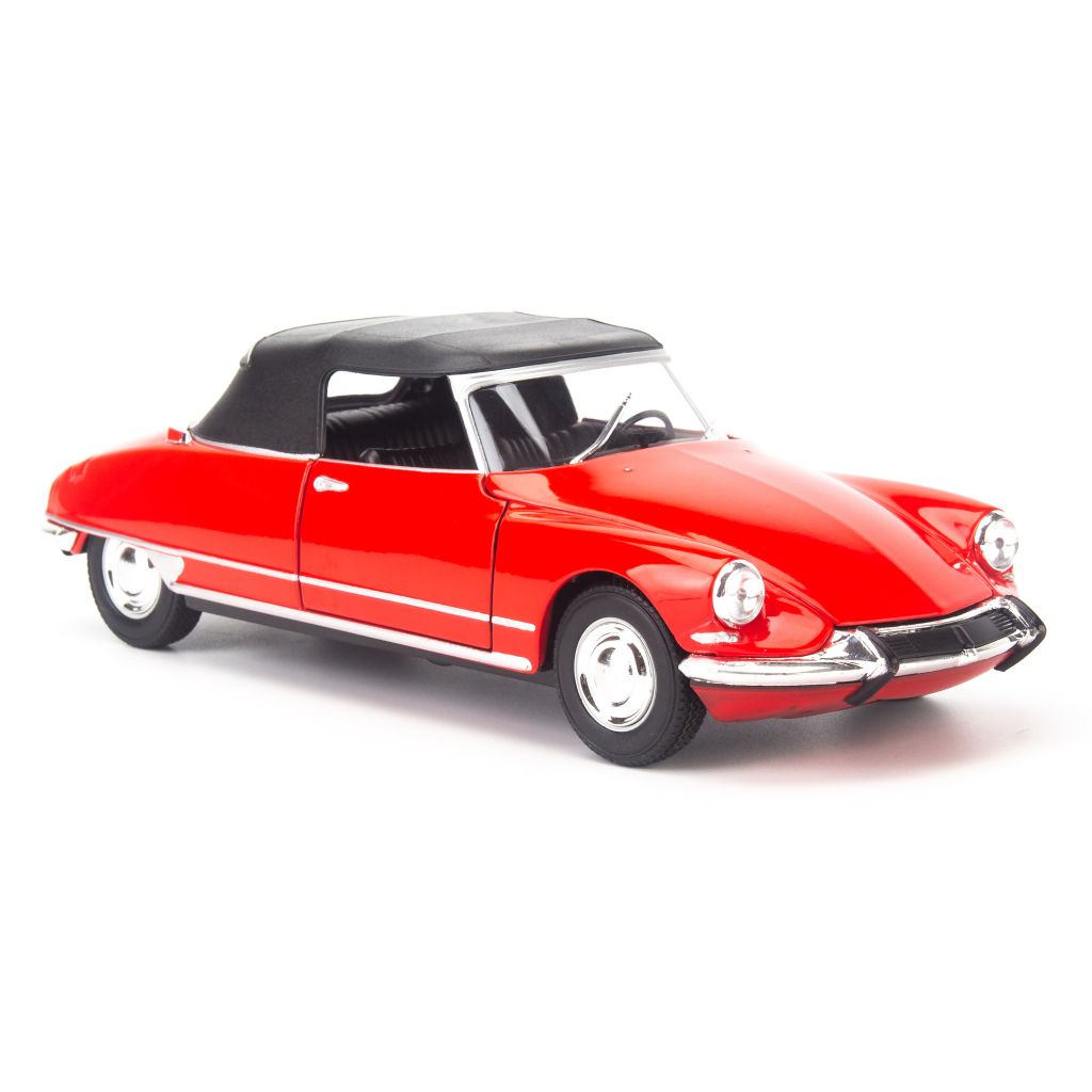 Mô hình xe cổ Citroen DS 19 Cabriolet 1:24 Welly Red