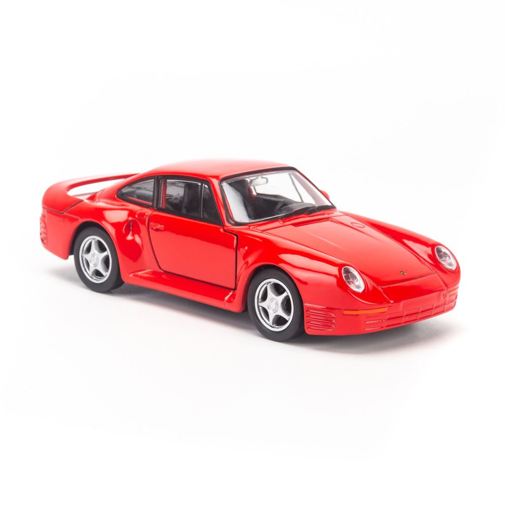 Mô hình xe cổ Porsche 959 1986 1:36 Welly Red