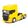 Mô hình đầu kéo Scania V8 R730 1:32 Welly Yellow (2)