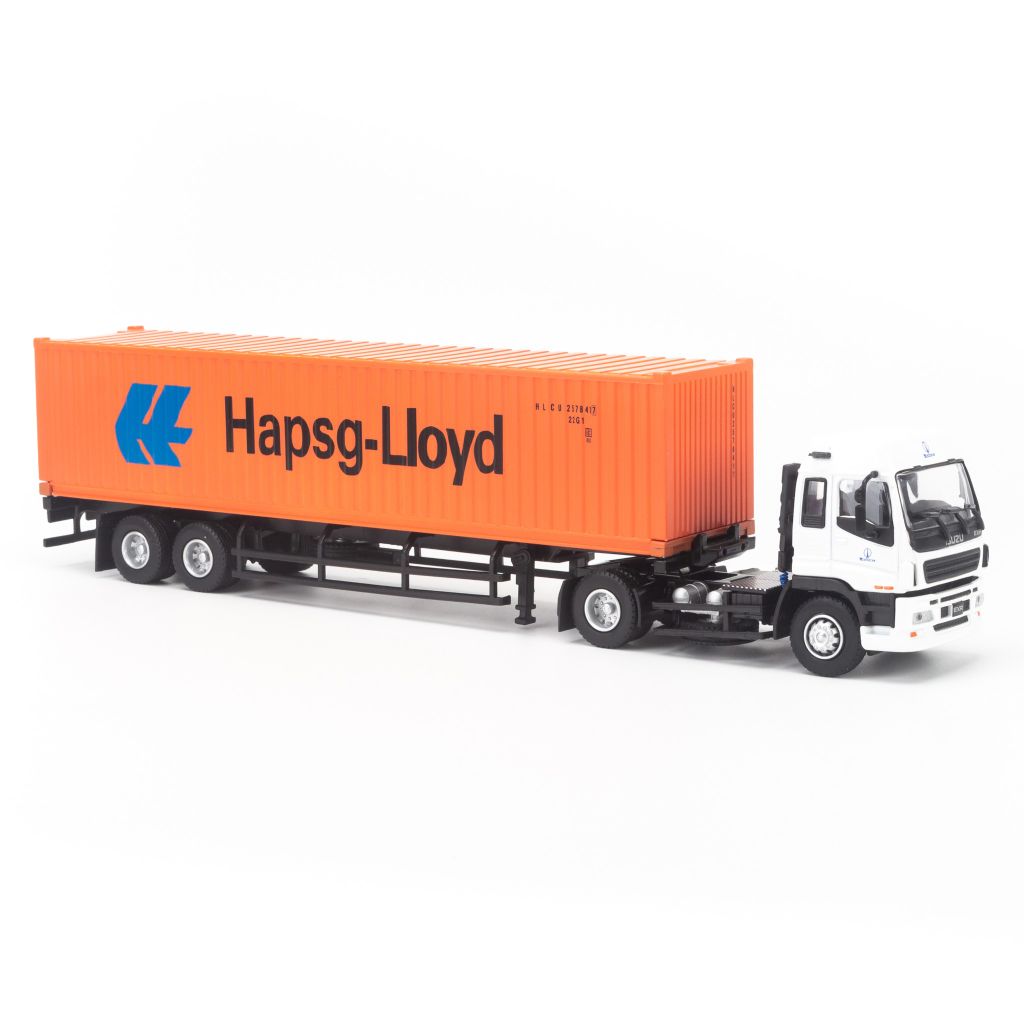 Mô hình xe container Isuzu- Hapsg-Lioyd Container 1:50 Dealer