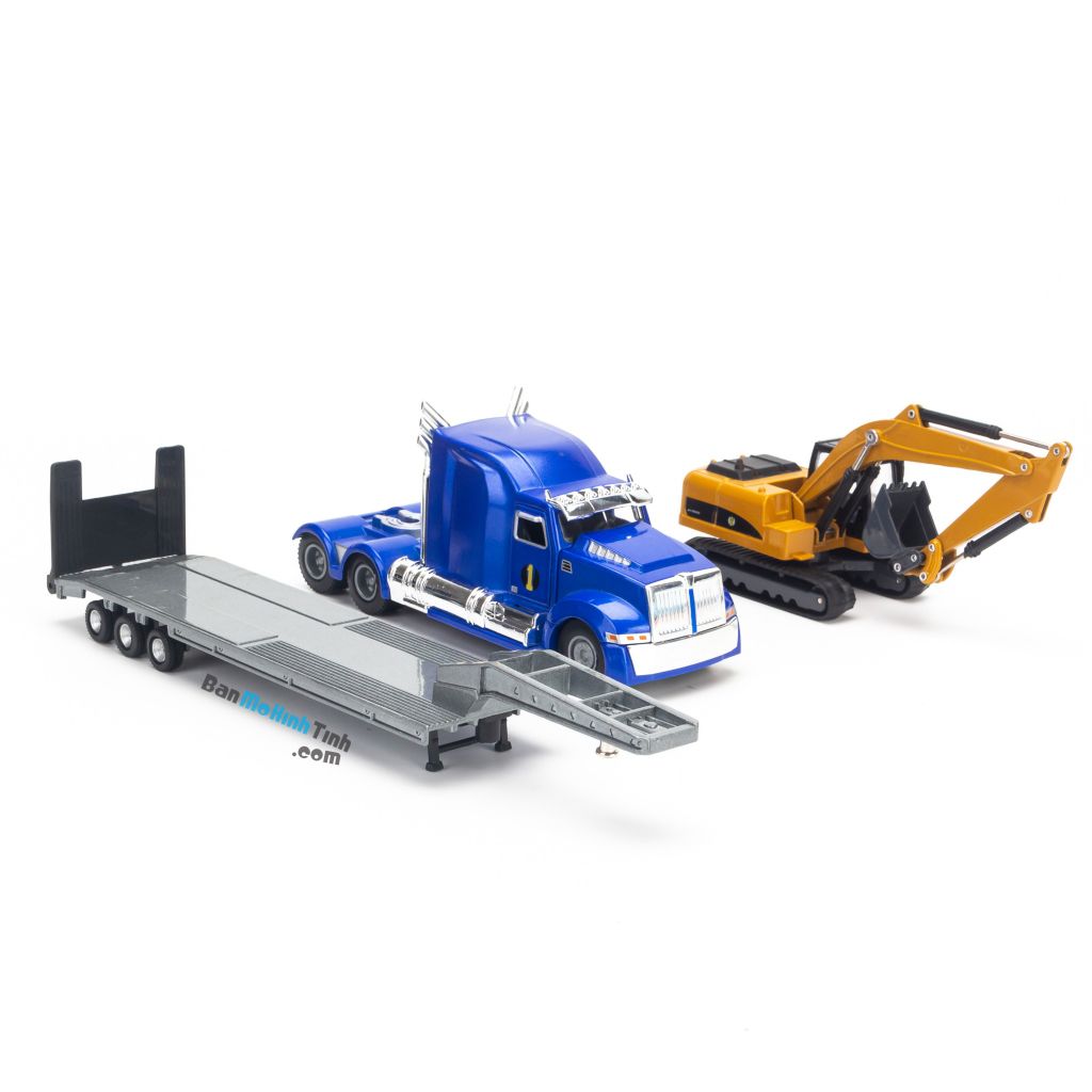 Mô hình xe đầu kéo máy xúc 1:50 H1Toys