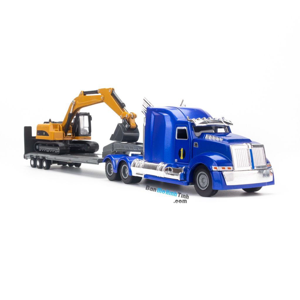 Mô hình xe đầu kéo máy xúc 1:50 H1Toys