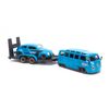Mô hình xe Design Elite Transport - VW Van + Beetle 1:24 Maisto Blue
