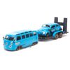 Mô hình xe Design Elite Transport - VW Van + Beetle 1:24 Maisto Blue (1)
