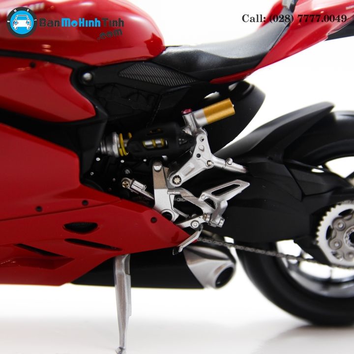MÔ HÌNH DUCATI 1299 PANIGALE RED 1:12 TSM