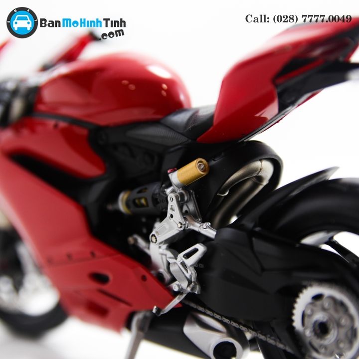 MÔ HÌNH DUCATI 1299 PANIGALE RED 1:12 TSM