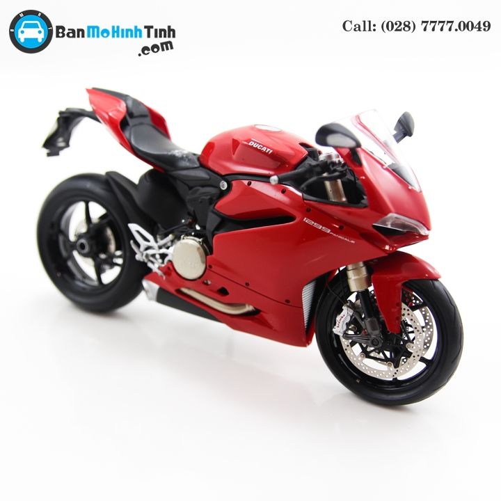 MÔ HÌNH DUCATI 1299 PANIGALE RED 1:12 TSM