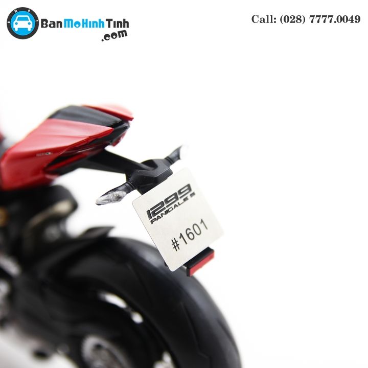 MÔ HÌNH DUCATI 1299 PANIGALE RED 1:12 TSM