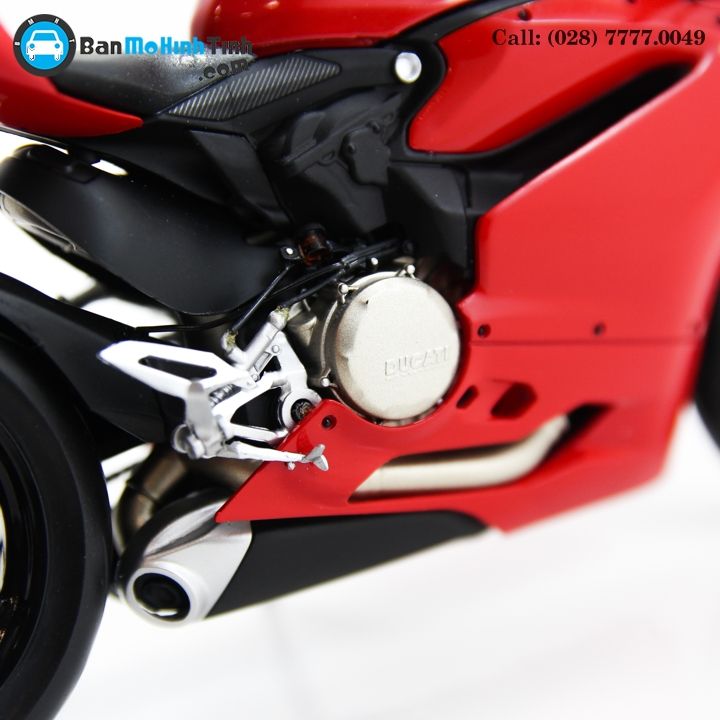 MÔ HÌNH DUCATI 1299 PANIGALE RED 1:12 TSM