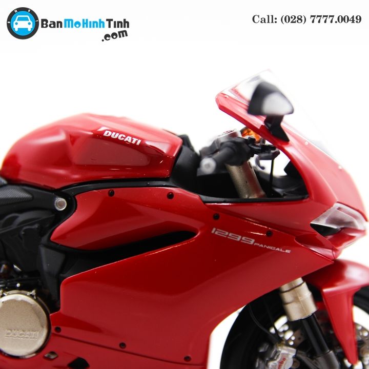 MÔ HÌNH DUCATI 1299 PANIGALE RED 1:12 TSM