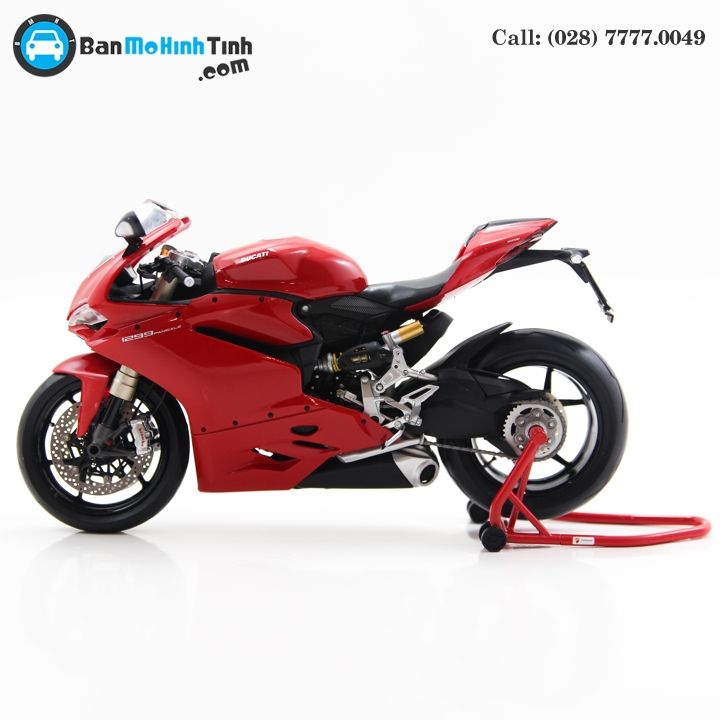MÔ HÌNH DUCATI 1299 PANIGALE RED 1:12 TSM