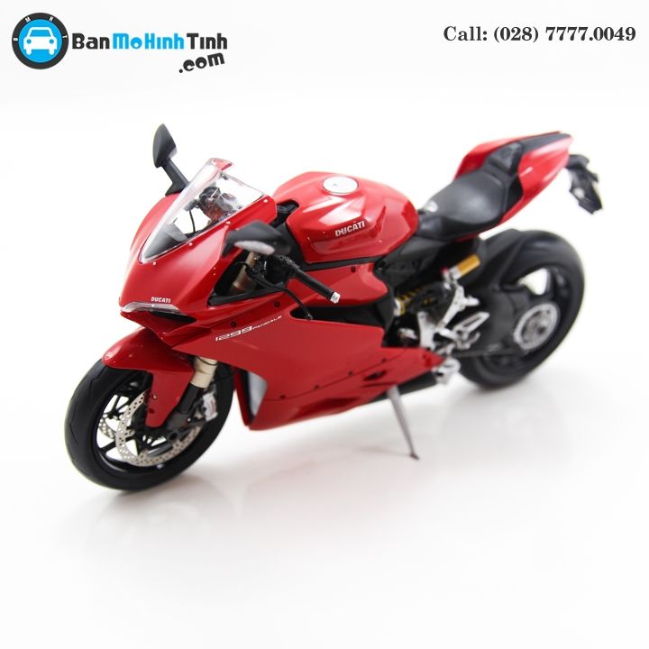MÔ HÌNH DUCATI 1299 PANIGALE RED 1:12 TSM