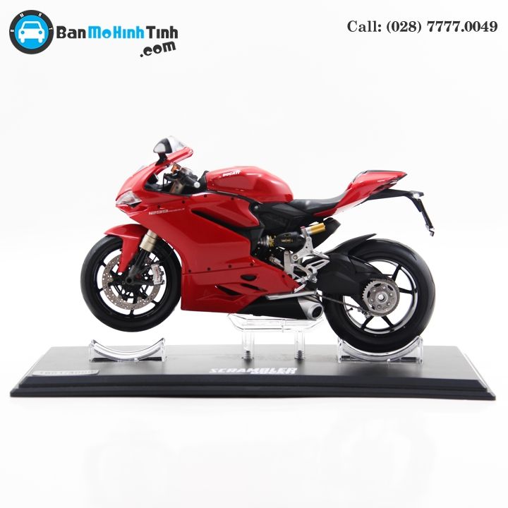MÔ HÌNH DUCATI 1299 PANIGALE RED 1:12 TSM