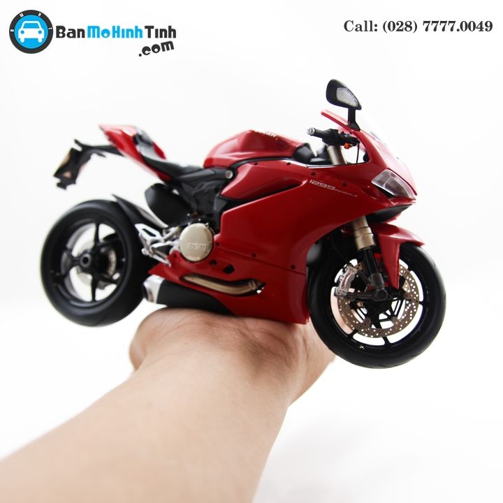 MÔ HÌNH DUCATI 1299 PANIGALE RED 1:12 TSM