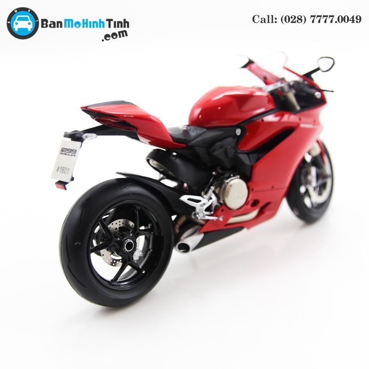 MÔ HÌNH DUCATI 1299 PANIGALE RED 1:12 TSM