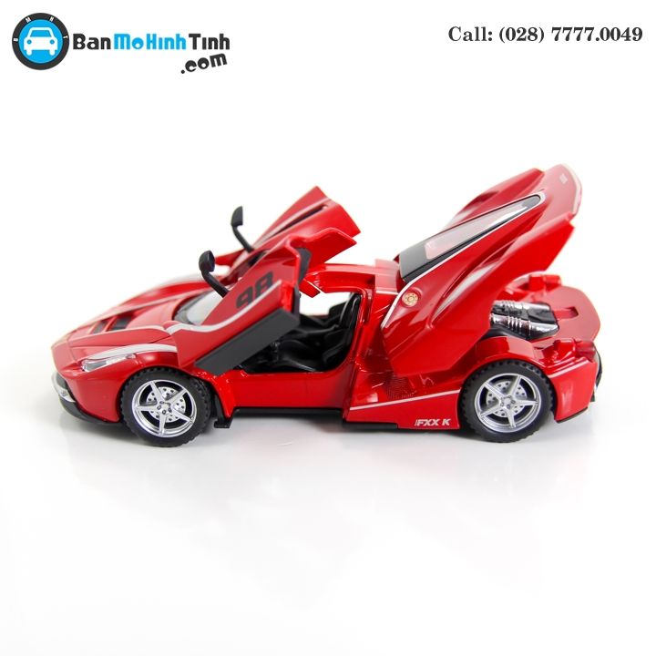 MÔ HÌNH FERRARI LAFERRARI FXX K NO.98 RED 1:32 DOUBLEHOUSES