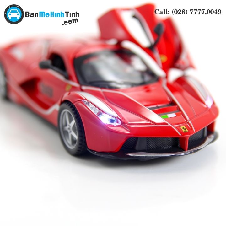 MÔ HÌNH FERRARI LAFERRARI FXX K NO.98 RED 1:32 DOUBLEHOUSES