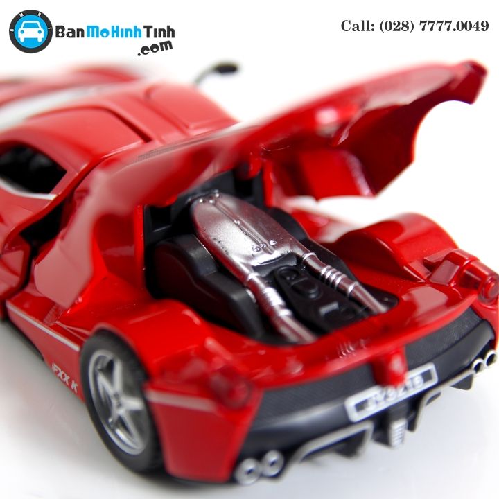 MÔ HÌNH FERRARI LAFERRARI FXX K NO.98 RED 1:32 DOUBLEHOUSES