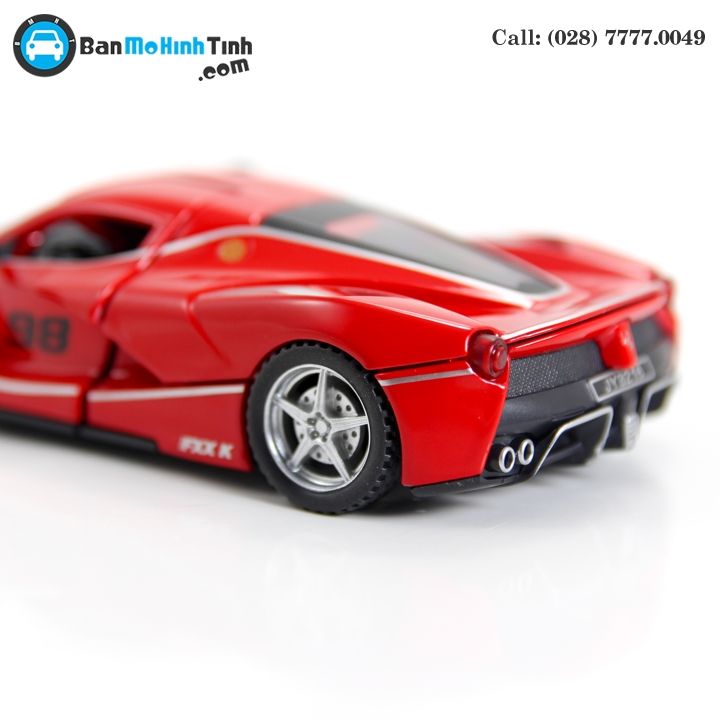 MÔ HÌNH FERRARI LAFERRARI FXX K NO.98 RED 1:32 DOUBLEHOUSES