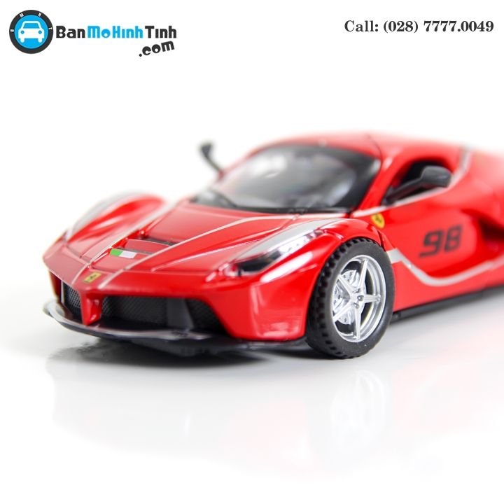 MÔ HÌNH FERRARI LAFERRARI FXX K NO.98 RED 1:32 DOUBLEHOUSES