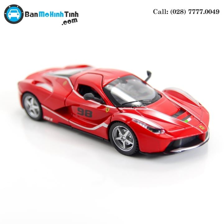 MÔ HÌNH FERRARI LAFERRARI FXX K NO.98 RED 1:32 DOUBLEHOUSES
