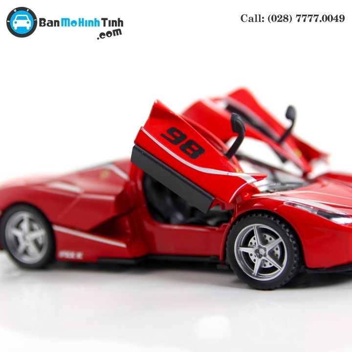 MÔ HÌNH FERRARI LAFERRARI FXX K NO.98 RED 1:32 DOUBLEHOUSES