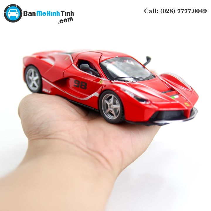 MÔ HÌNH FERRARI LAFERRARI FXX K NO.98 RED 1:32 DOUBLEHOUSES
