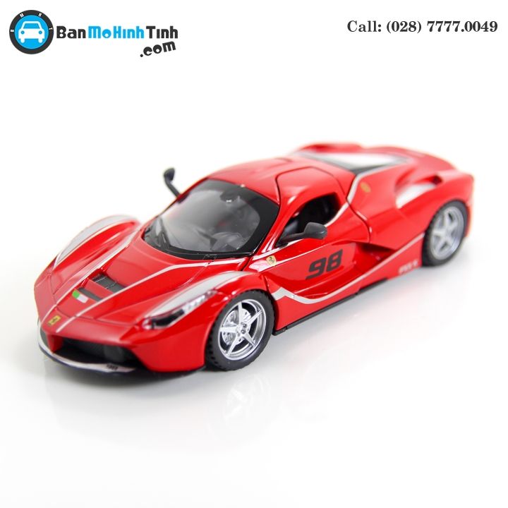 MÔ HÌNH FERRARI LAFERRARI FXX K NO.98 RED 1:32 DOUBLEHOUSES