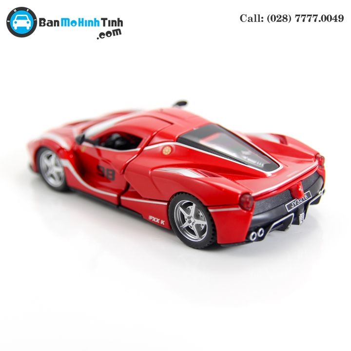 MÔ HÌNH FERRARI LAFERRARI FXX K NO.98 RED 1:32 DOUBLEHOUSES