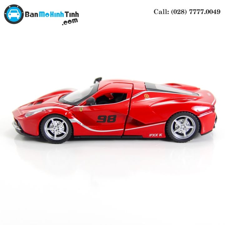 MÔ HÌNH FERRARI LAFERRARI FXX K NO.98 RED 1:32 DOUBLEHOUSES