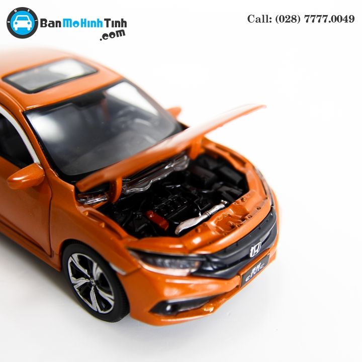 MÔ HÌNH HONDA CIVIC ORANGE 1:32 JACKIE KIM