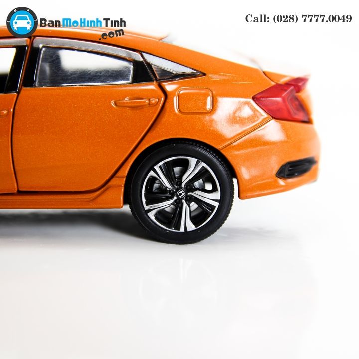 MÔ HÌNH HONDA CIVIC ORANGE 1:32 JACKIE KIM