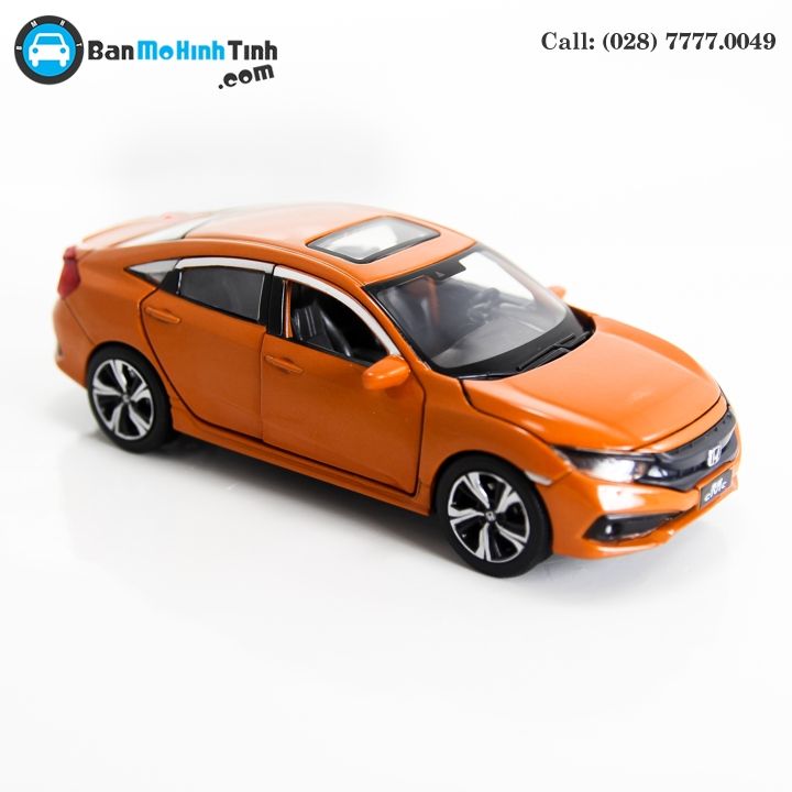 MÔ HÌNH HONDA CIVIC ORANGE 1:32 JACKIE KIM