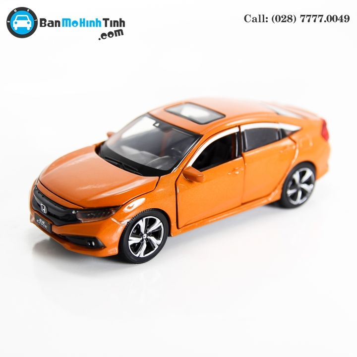 MÔ HÌNH HONDA CIVIC ORANGE 1:32 JACKIE KIM