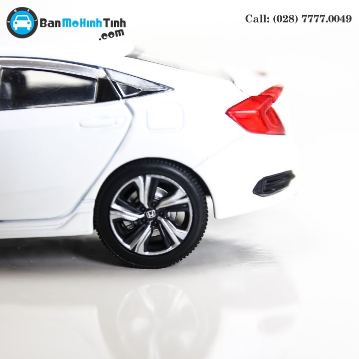 MÔ HÌNH HONDA CIVIC WHITE 1:32 JACKIE KIM