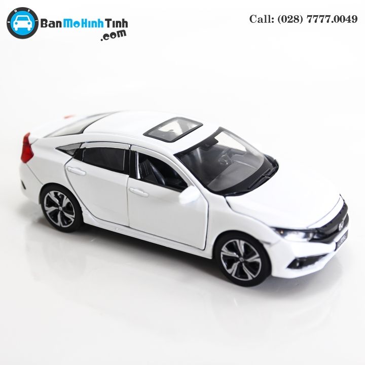 MÔ HÌNH HONDA CIVIC WHITE 1:32 JACKIE KIM