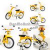 Mô hình xe Honda Super Cub 1:12 Aoshima