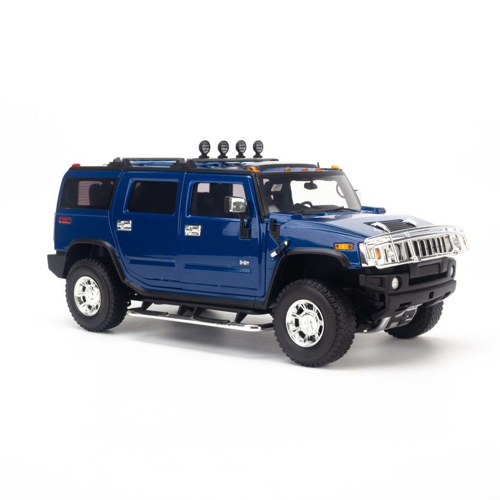 Mô hình xe Hummer H2 SUV 1:18 Highway 61 Blue