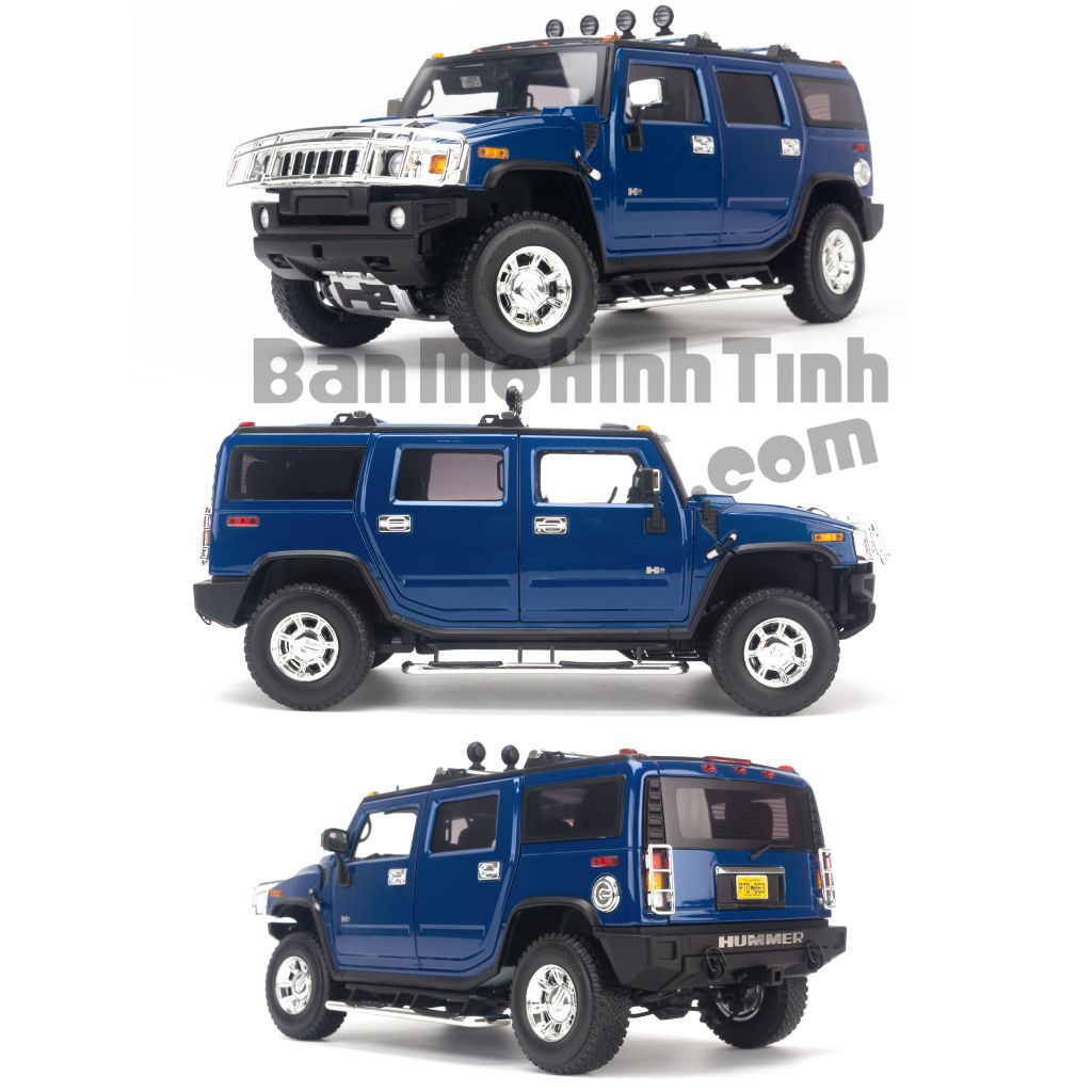 Mô hình xe Hummer H2 SUV 1:18 Highway 61