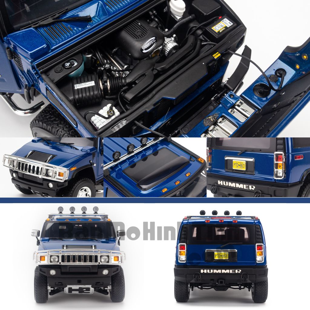 Mô hình xe Hummer H2 SUV 1:18 Highway 61