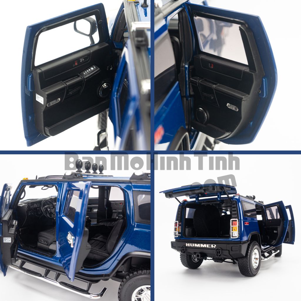 Mô hình xe Hummer H2 SUV 1:18 Highway 61