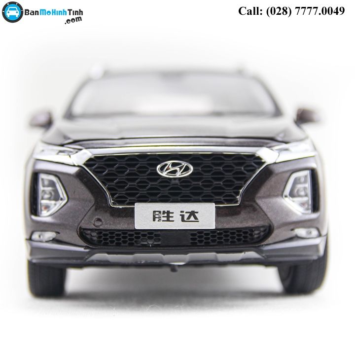 MÔ HÌNH HYUNDAI SANTAFE 2019 BROWN 1:18 PAUDI