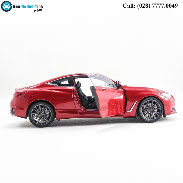 MÔ HÌNH INFINITI Q60 RED 1:18 DEALER